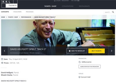 David Helfgott plays Rach3 in KKL